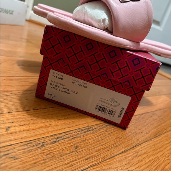 Tory Burch Pink Slide Sandals - Picture 2 of 2